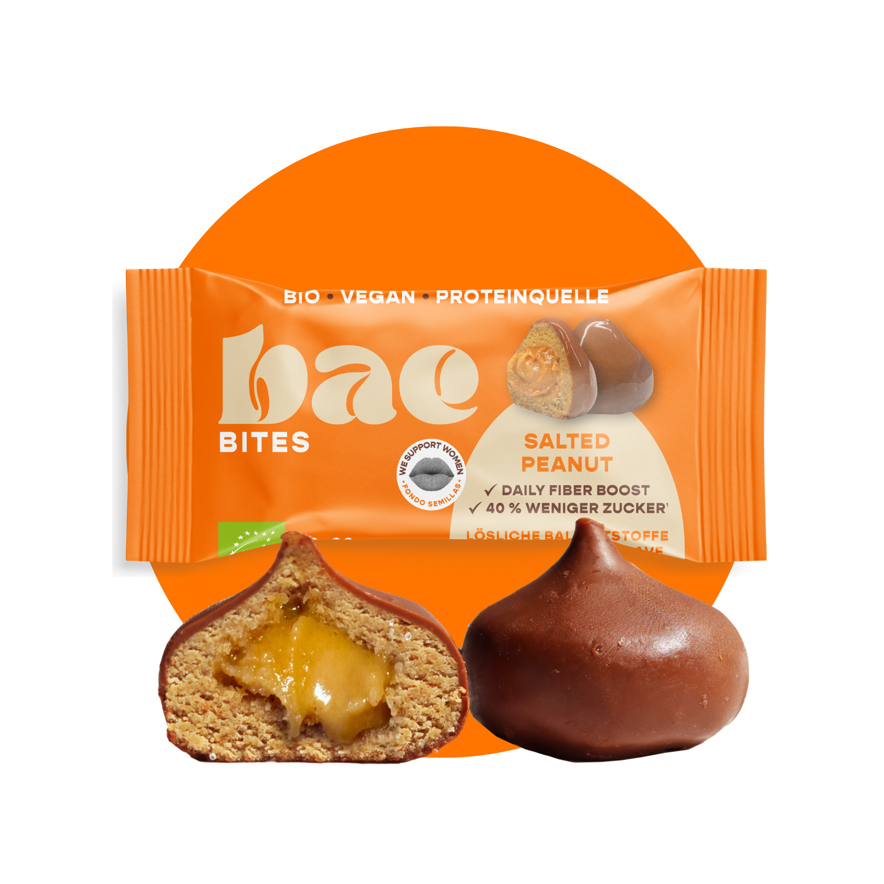 12-pack organic bites salted peanut
