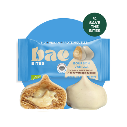 12er Box Bio-Bites Bourbon Vanilla (2. Wahl)
